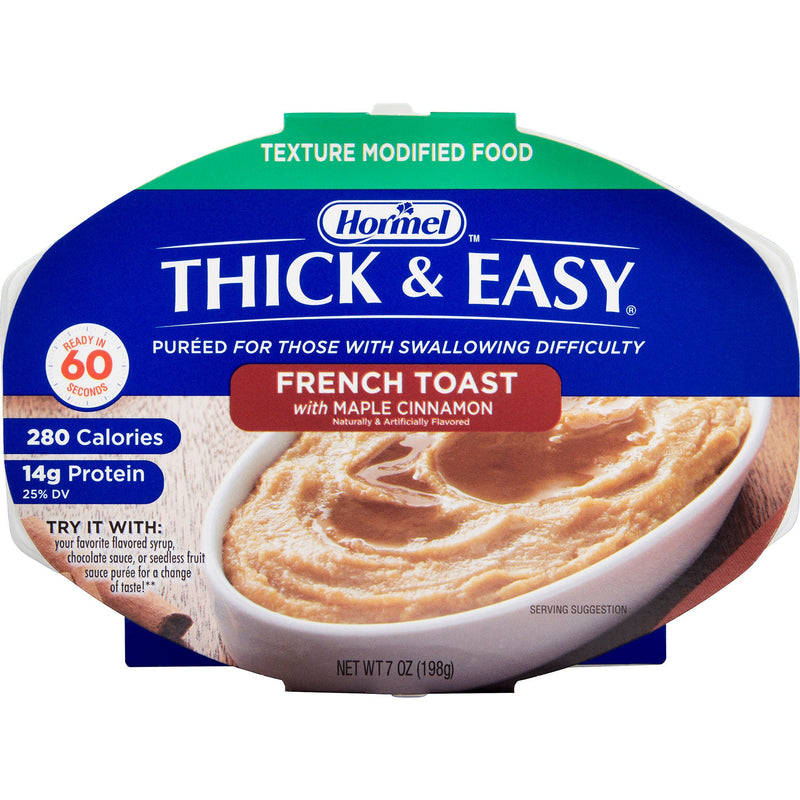 Thick & Easy Purées Maple Cinnamon French Toast Purée Thickened Food (Case of 7)