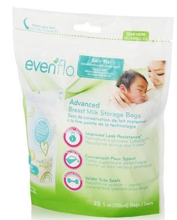 Evenflo Breast Milk Storage Bag (300/CS) 