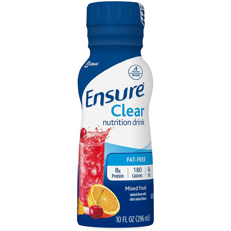 Ensure Clear Therapeutic Nutrition, Mixed Fruit, 10-ounce bottle (Case of 12)