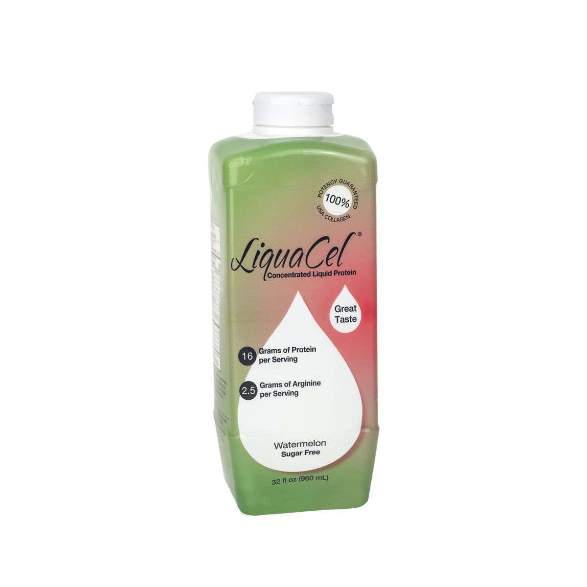 LiquaCel Watermelon Concentrated Liquid Protein, 32-ounce bottle (Case of 6)