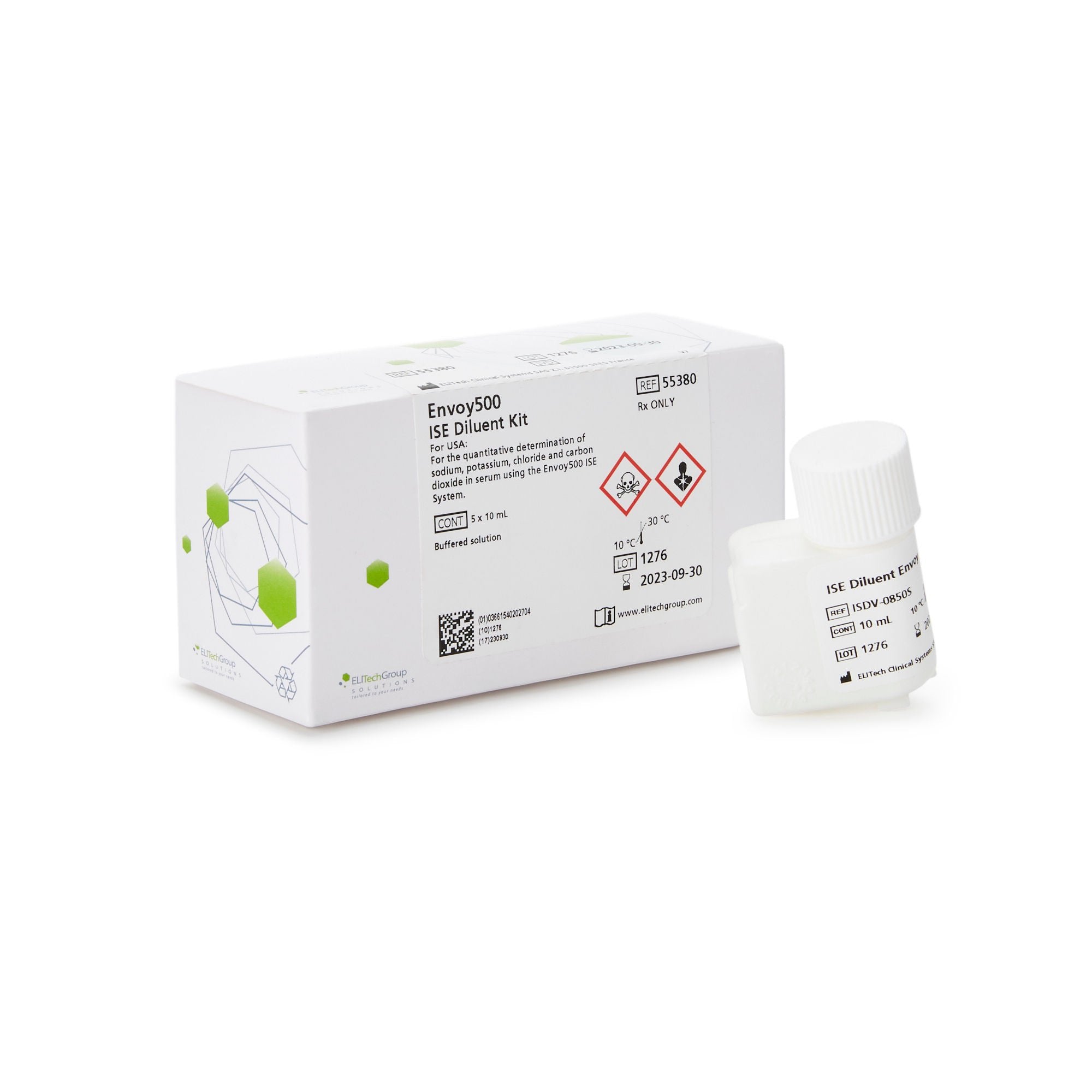 ISE Diluent Envoy 500 5 X 10 mL For Envoy 500+ Chemistry Systems (Box of 5)