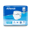 Attends Healthcare Products Attends Care Adult Absorbent Underwear, Heavy Absorbency, Large, White (100/CS) 