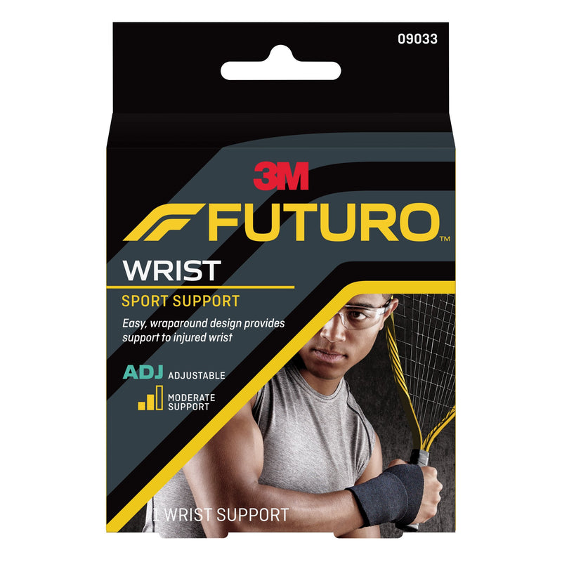 3M Futuro Adult Sport Wrist Support, Adjustable from 4.5 to 9.5 Inches (Case of 12)