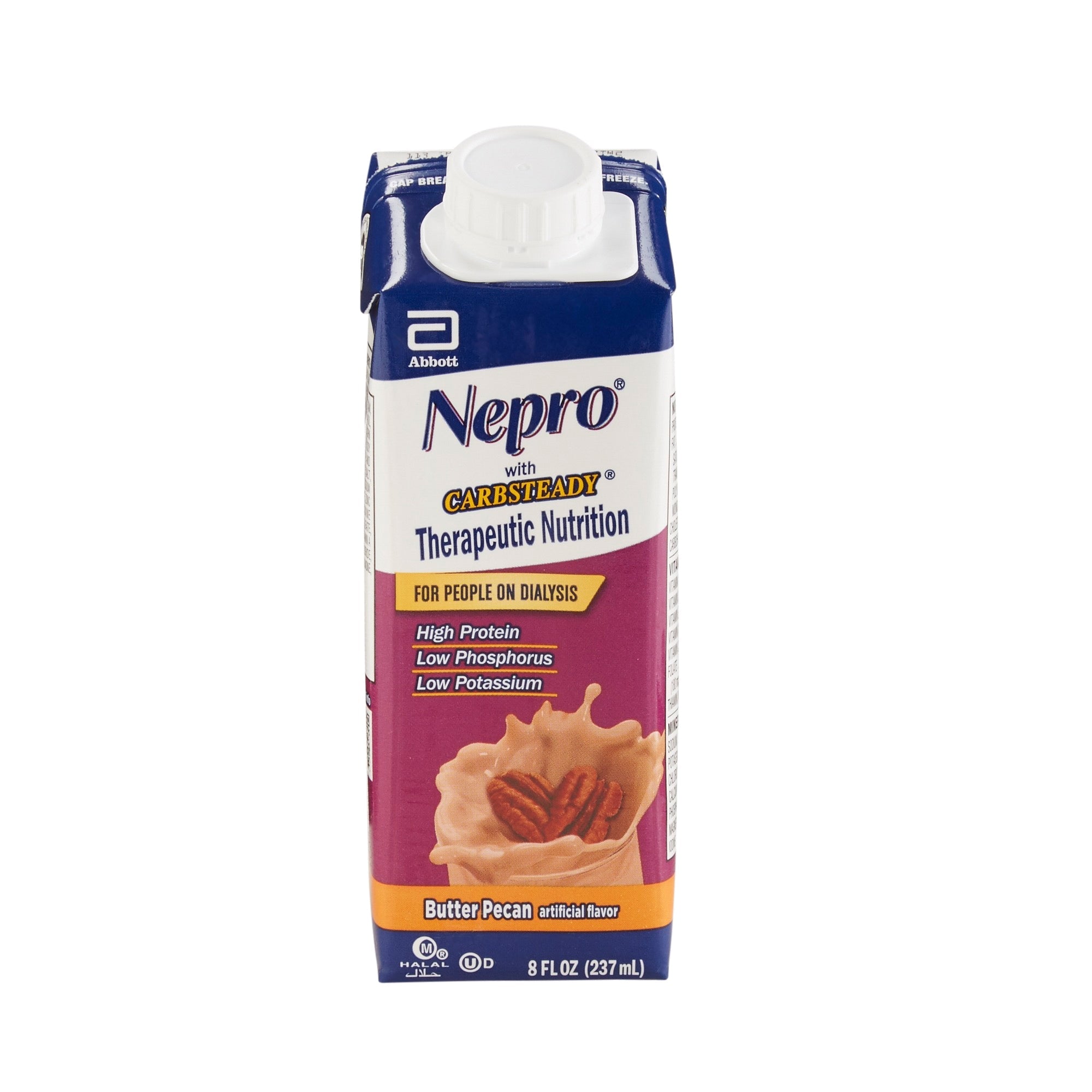 Abbott Nutrition Nepro with Carbsteady Butter Pecan Therapeutic Nutrition for those on Dialysis (24/CS) 