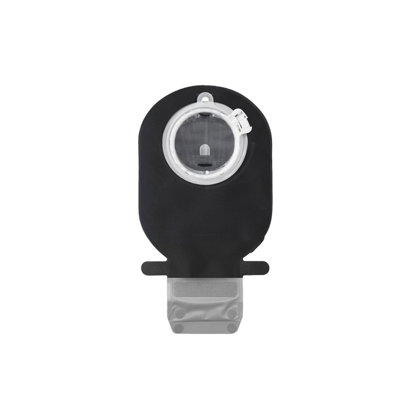 Ostomy Pouch SenSura Mio Click Two-Piece System 11 Inch Maxi Black 2-3/4 Inch Stoma Drainable (Box of 10)