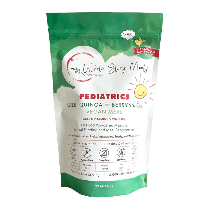 Pediatric Oral Supplement Whole Story Meals Kale / Quinoa / Berries Plus 16 oz. Pouch Powder Protein (Case of 30)