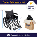 drive Silver Sport 1 Wheelchair, 18-Inch Seat Width (Each)