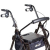 drive Duet Four-Wheel Rollator, Black