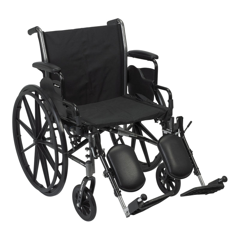 McKesson Brand McKesson Lightweight Wheelchair, 20-Inch Seat Width 