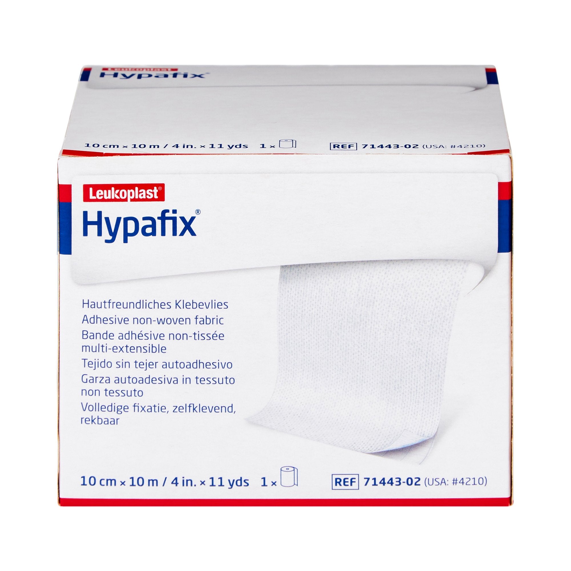 BSN Medical Hypafix Nonwoven Dressing Retention Tape, 4 Inch x 10 Yard, White (24/CS) 