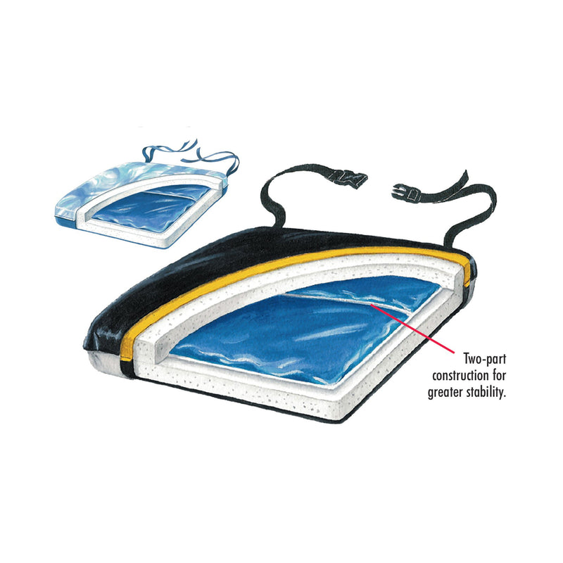 Skil-Care Econo-Gel Seat Cushion, 16 x 16 x 2 Inch (Each)