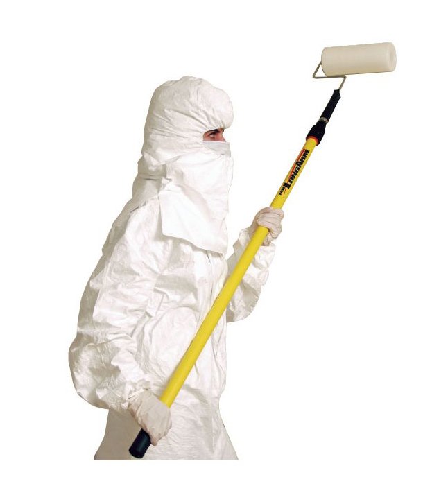 Cleanroom Tacky Roller PolyTack Clear Film Disposable (Roll of 40)