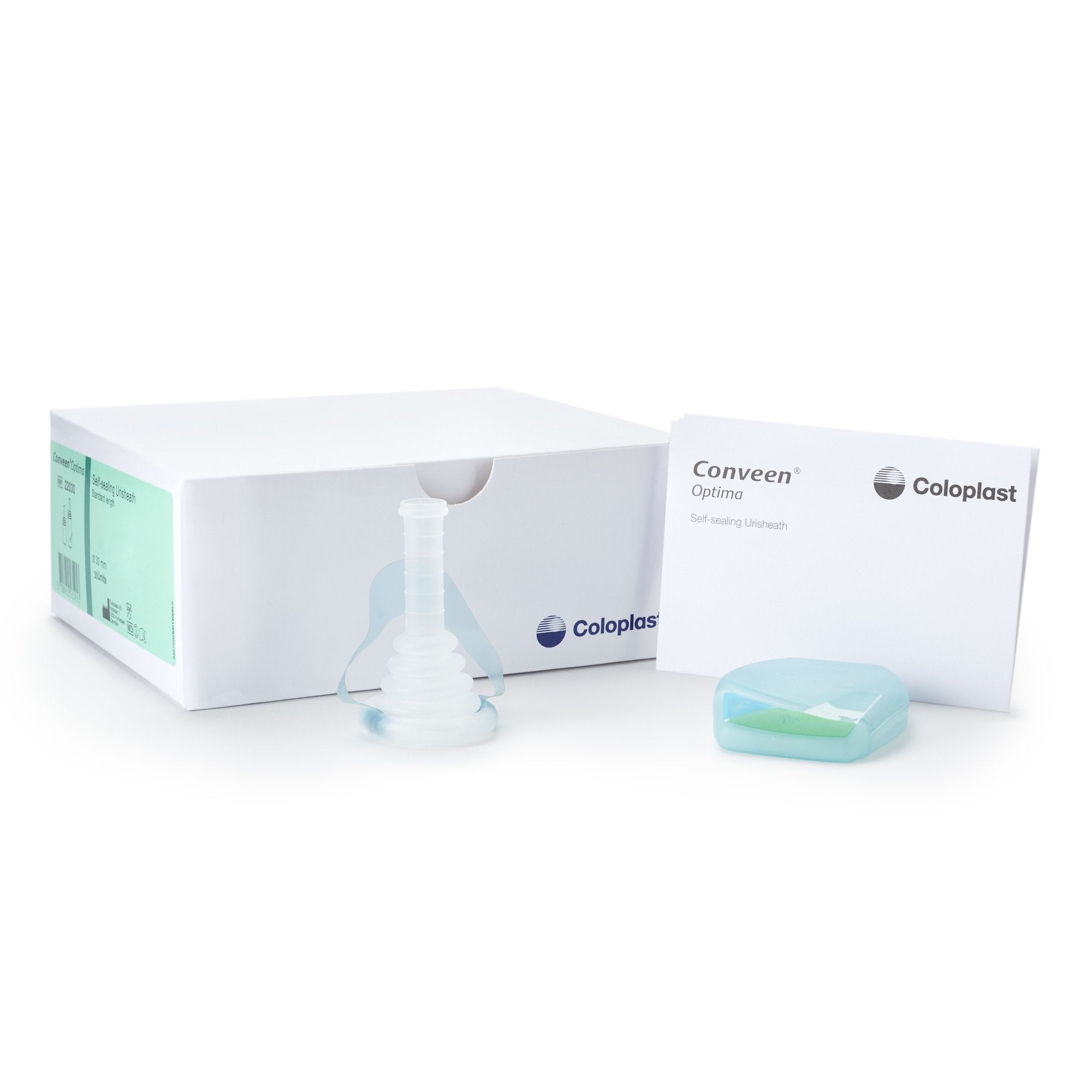 Coloplast Conveen Optima Male External Catheter, Self-Adhesive Seal, PSX Silicone, Medium (30/BX) 