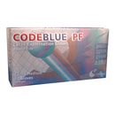 CodeBlue PF Latex Extended Cuff Length Exam Glove, Medium, Blue (50/BX)