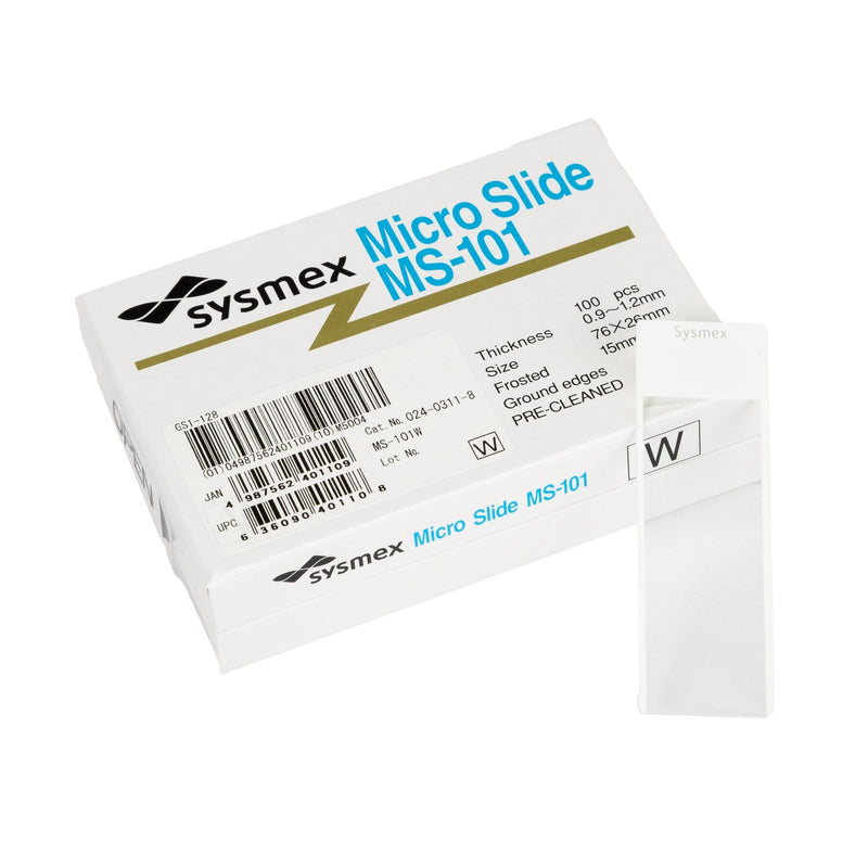 Microscope Slide Micro Slide 26 X 76 mm Frosted End (Box of 100) 