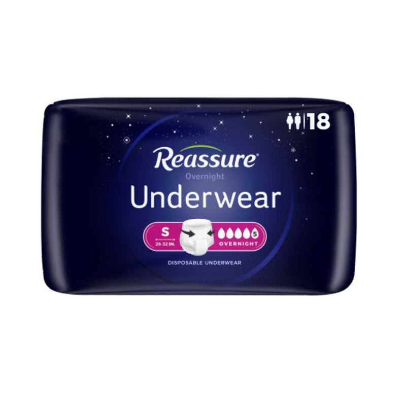 Reassure Overnight Underwear, Incontinence, Medium (72/CS)