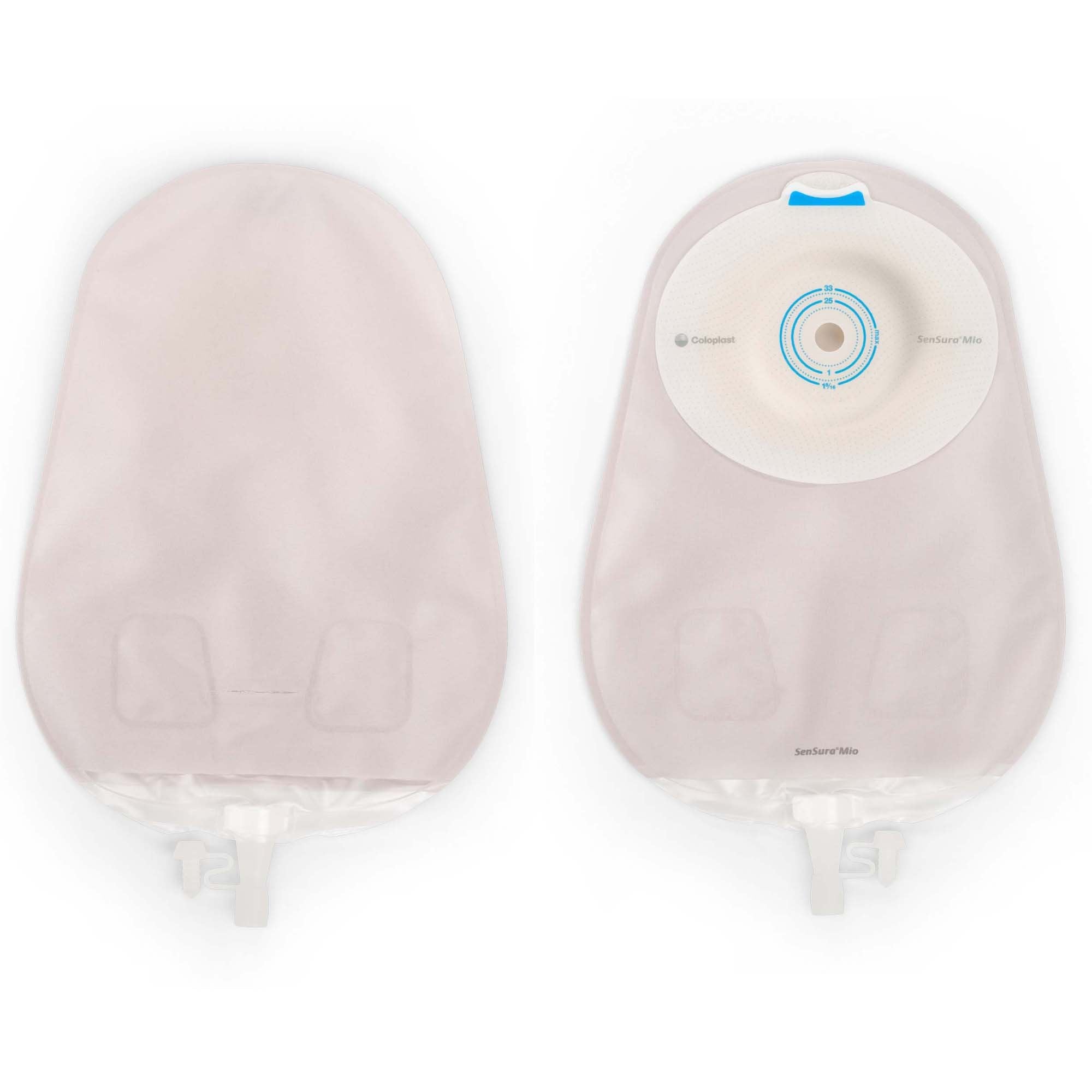 Coloplast SenSura Mio Convex Soft 1-Piece Opaque Urostomy Pouch, 10 – 33mm Stomas (10/BX) 