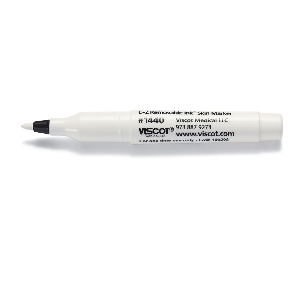 Skin Marker EZ Removable Ink White Ink NonSterile Mini Regular Tip (Case of 500)