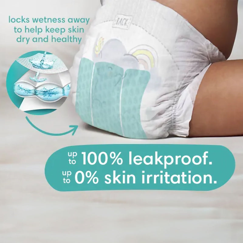 Pampers Swaddlers Baby Diapers, Size 0 (Case of 124)