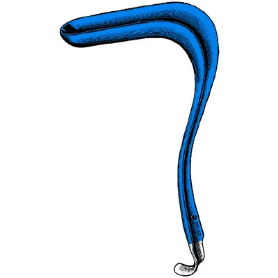 Sklar Blue Electrosurgical Sims Vaginal Retractor - 91-5200
