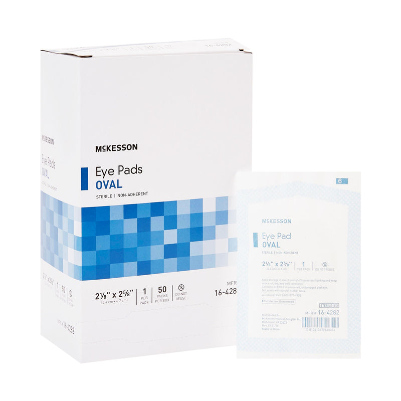 McKesson Eye Pad, 2-1/8 x 2-5/8 Inch (Case of 600)