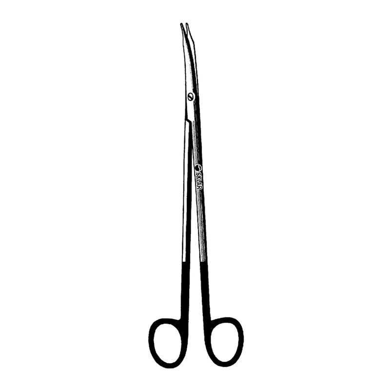 Sklarhone Reynolds Scissors - 6", Curved, Blunt/Blunt, 1 Razor Edge, 1 Standard Edge - 15-1251