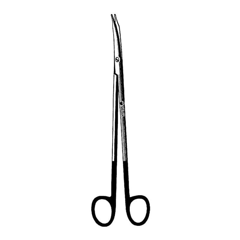 Sklarhone Reynolds Scissors - 6", Curved, Blunt/Blunt, 1 Razor Edge, 1 Standard Edge - 15-1251 