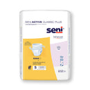 Seni Active Classic Plus Moderate Absorbent Underwear, Small (Case of 88)