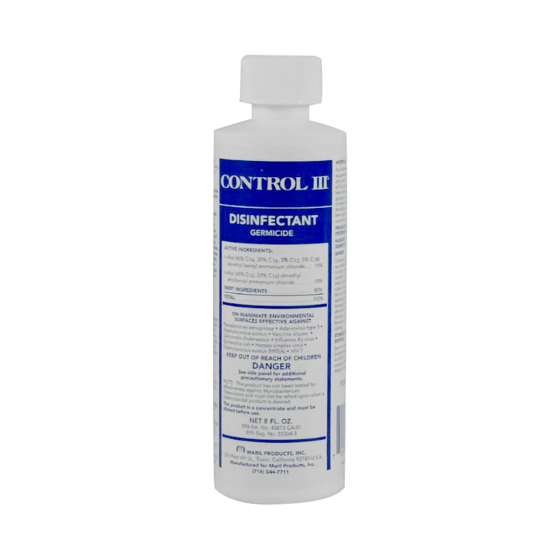Control III Surface Disinfectant Germicide Cleaner, 8 oz. (Bottle)
