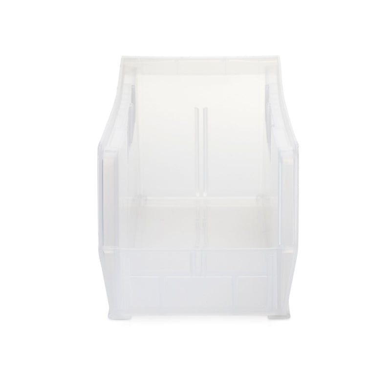 AkroBins Storage Shelf Bin, Clear, 4 x 4.125 x 10.875 Inch (Carton of 12)