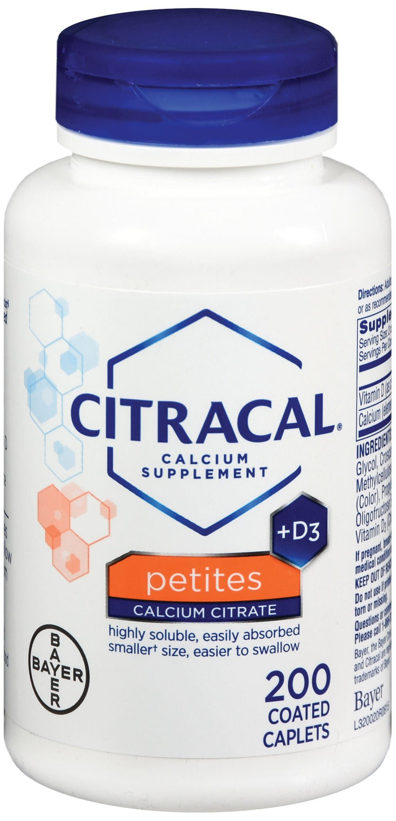 Citracal Petites Vitamin D / Calcium Joint Health Supplement (Bottle of 200)