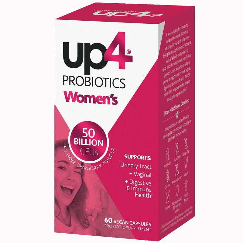 up4 Probiotics Women's Urinary Tract + Vaginal + Digestive + Immune Support