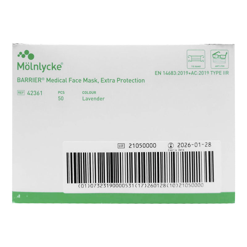 Barrier Laser Plume Surgical Mask type 2R (Case of 500)
