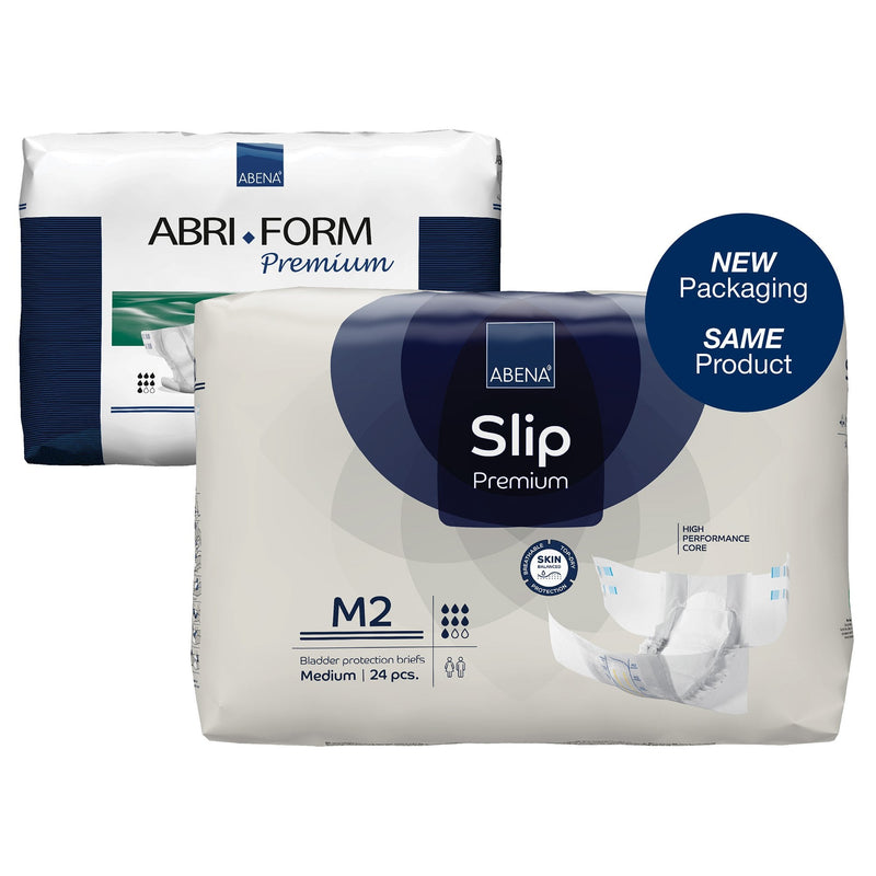 Abena North America Abena Slip Premium M2 Incontinence Brief, Medium (96/CS) 