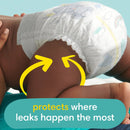 Pampers Swaddlers Baby Diapers, Size 0 (Case of 124)