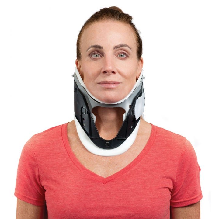 ProCare Rigid Cervical Collar, One Size Fits Most, Adjustable Height (Each)
