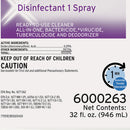 Ecolab Disinfectant 1 Surface Disinfectant Cleaner, 32 oz. Spray Bottle (Case of 6)