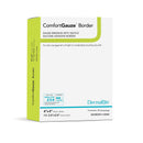 ComfortGauze Island Dressing with Silicone Border, 4 x 4 Inch (Box of 25)