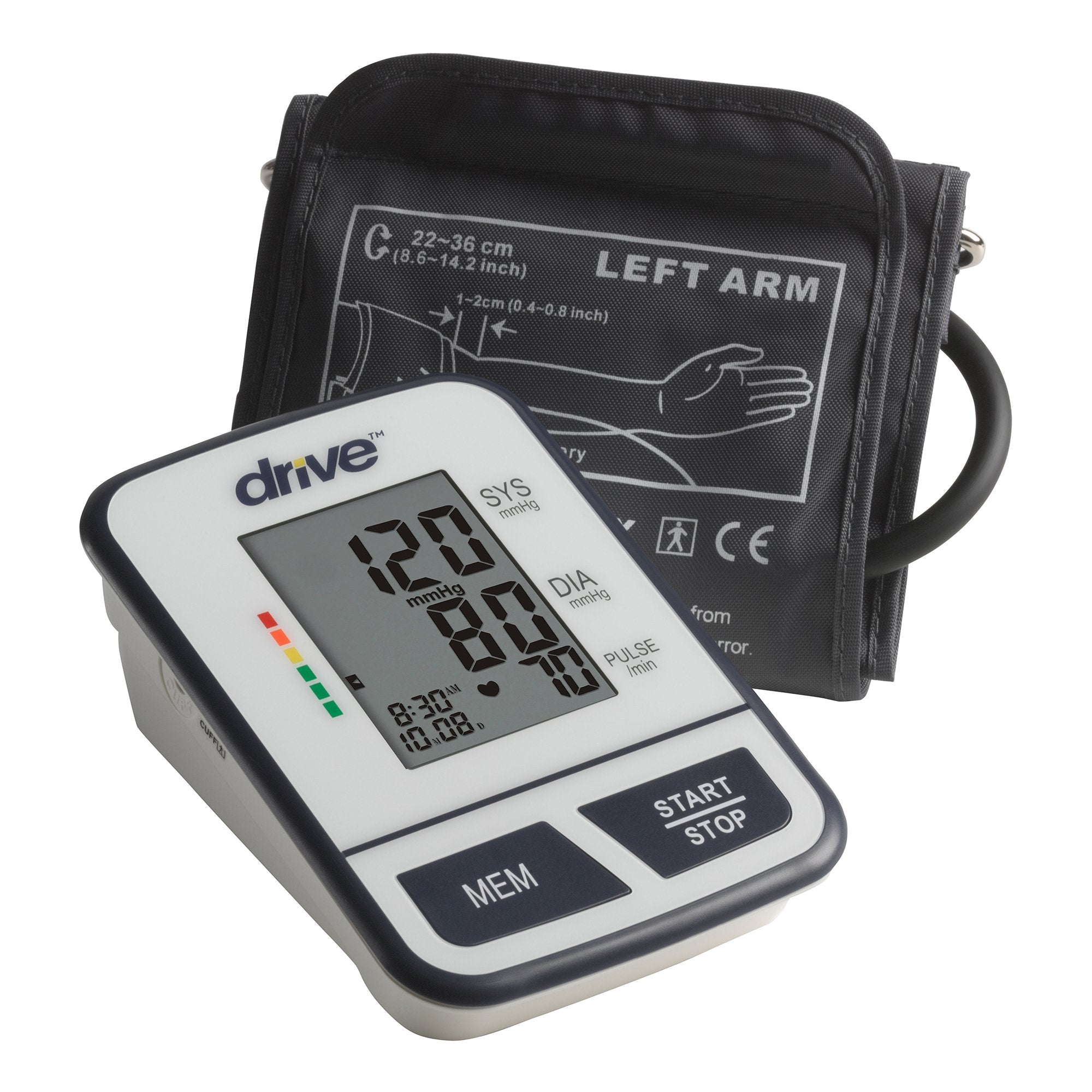 Drive DeVilbiss Healthcare drive Digital Blood Pressure Monitoring Unit, Large Size, Upper Arm 
