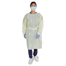 McKesson Brand McKesson AAMI Level 2 Isolation Gown, Tape Tab Neck Style, One Size Fits Most (100/CS) 