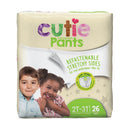 Cutie Pants, Unisex Toddler, Disposable (Case of 104)