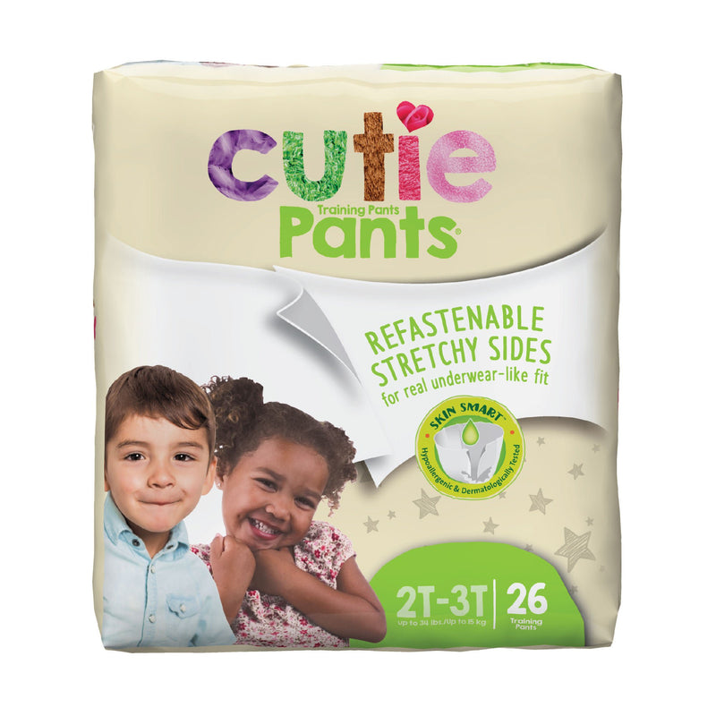 Cutie Pants, Unisex Toddler, Disposable (Case of 104)