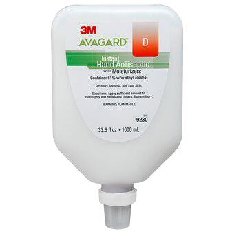 3M Avagard D Instant Hand Antiseptic  1000 mL Wall Mount Bottle (5/Case)