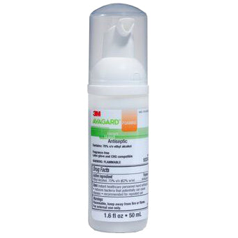 3M Avagard Foaming Instant Hand Antiseptic  50 mL (25/Case)