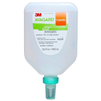 3M Avagard Foaming Instant Hand Antiseptic  1000 mL (5/Case)