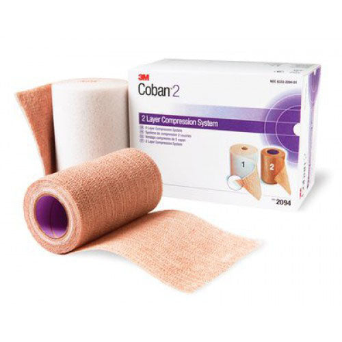 3M Coban 2 Layer Compression System  Below the Knee (Large Circumference) - Case (8 Box