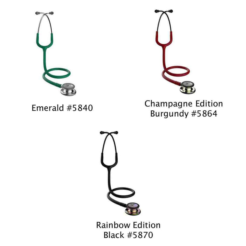 3M Littmann Classic III Stethoscope  Rainbow Edition Black