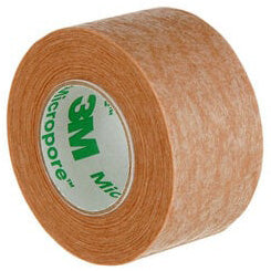 3M Micropore Surgical Tape  1-x-10-yd-Tan-12-Box