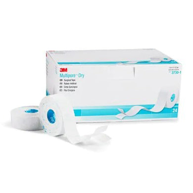 3M Multipore Dry Surgical Tape  0.5" (Box of 12)