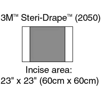 3M Steri-Drape 2 Incise Drape (40/Case)